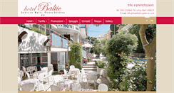 Desktop Screenshot of hotelbalticgabicce.com