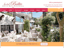 Tablet Screenshot of hotelbalticgabicce.com